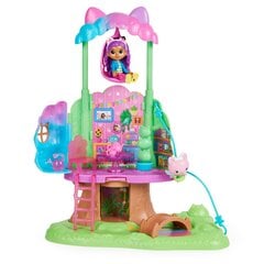 Кукольный домик-трансформер Gabby's Garden Treehouse Playset с подсветкой, 2 фигурки, 5 аксессуаров, 1 доставка, 3 предмета мебели, детские игрушки для детей от 3 лет и старше цена и информация | Игрушки для девочек | 220.lv