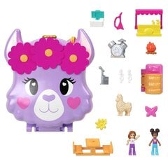 Polly Pocket Camp Adventure Llama Compact цена и информация | Игрушки для девочек | 220.lv