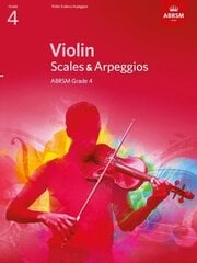 Violin Scales & Arpeggios, ABRSM Grade 4: from 2012 cena un informācija | Mākslas grāmatas | 220.lv