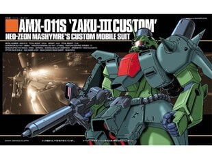 Bandai - HGUC AMX-011S "Zaku III Custom", 1/144, 55726 konstruktors цена и информация | Конструкторы и кубики | 220.lv