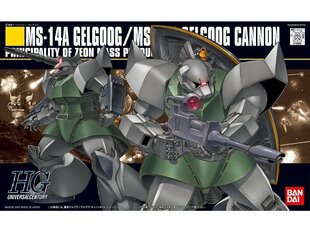 Bandai - HGUC MS-14A Gelgoog / MS-14C Gelgoog Cannon, 1/144, 60397 цена и информация | Конструкторы и кубики | 220.lv