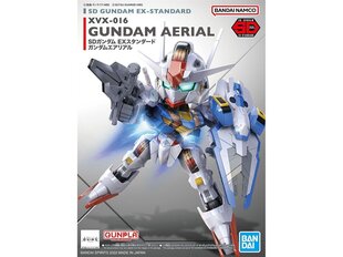 Bandai - SD Ex-Standard XVX-016 Gundam Aerial, 63031 konstruktors cena un informācija | Konstruktori | 220.lv