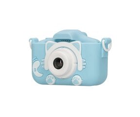 Extralink Kids Camera H27 Single Blue | Kamera | 1080P 30 kadri sekundē, 2,0 collu ekrāns cena un informācija | Attīstošās rotaļlietas | 220.lv