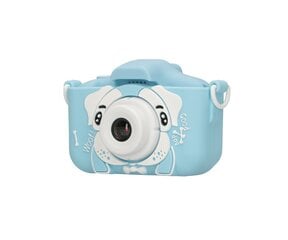 Extralink Kids Camera H28 Single Blue | Kamera | 1080P 30 kadri sekundē, 2,0 collu ekrāns cena un informācija | Attīstošās rotaļlietas | 220.lv