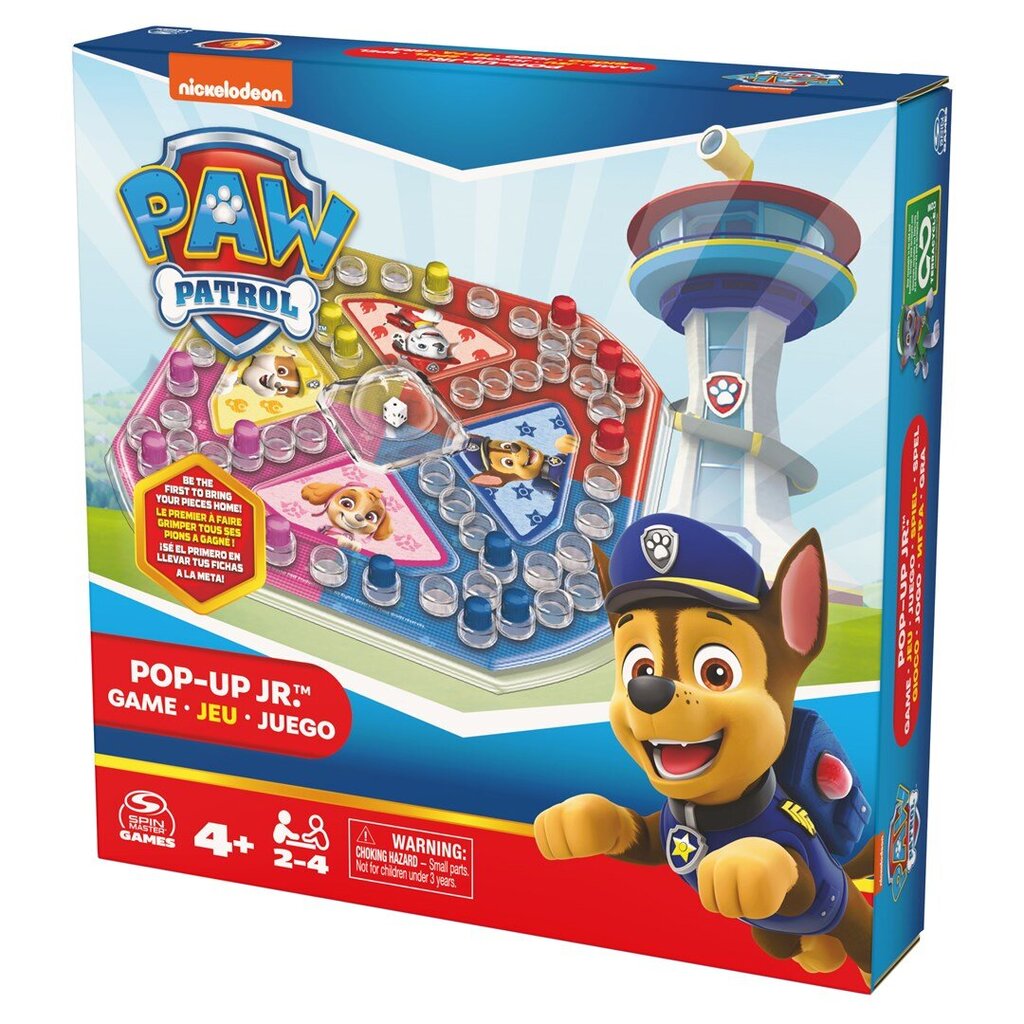 Spin Master Games PAW Patrol Pop-Up Jr. spēle cena un informācija | Galda spēles | 220.lv