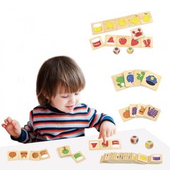 Koka izglītojoša spēle - šķiro krāsas un formas 38 gab. cena un informācija | Attīstošās rotaļlietas | 220.lv