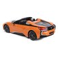 Rastar Radiovadāmā mašīna BMW i8 Roadster 1:12 / 2.4 GHz / 2WD / Oranžs cena un informācija | Rotaļlietas zēniem | 220.lv