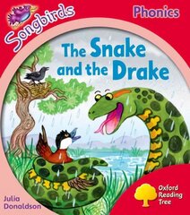 Oxford Reading Tree Songbirds Phonics: Level 4: The Snake and the Drake, Level 4 cena un informācija | Grāmatas pusaudžiem un jauniešiem | 220.lv