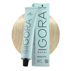 Permanents Krāsojošs Krēms Schwarzkopf Igora Royal Highlifts Nº 10-1 (60 ml) cena un informācija | Matu krāsas | 220.lv