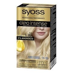 Постоянная краска Olio Intense Syoss Nº 9,10 Светящийся светлый цена и информация | Краска для волос | 220.lv