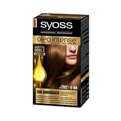 Краска для волос Olio Intense Syoss Nº 5,10 Светло-коричневый цена и информация | Краска для волос | 220.lv