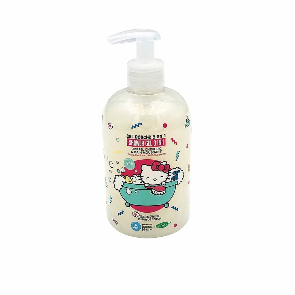 Dušas želeja Take Care Hello Kitty 3-vienā (500 ml) cena un informācija | Bērnu kosmētika, līdzekļi jaunajām māmiņām | 220.lv