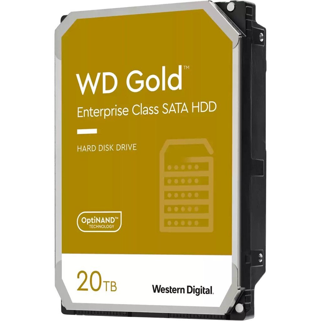 Western Digital Gold 3,5 & quot; 20000 GB Serial ATA III cena un informācija | Iekšējie cietie diski (HDD, SSD, Hybrid) | 220.lv