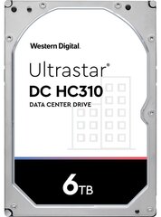 Western Digital Ultrastar 7K6 3,5 дюйма, 6000 ГБ, SAS цена и информация | Внутренние жёсткие диски (HDD, SSD, Hybrid) | 220.lv