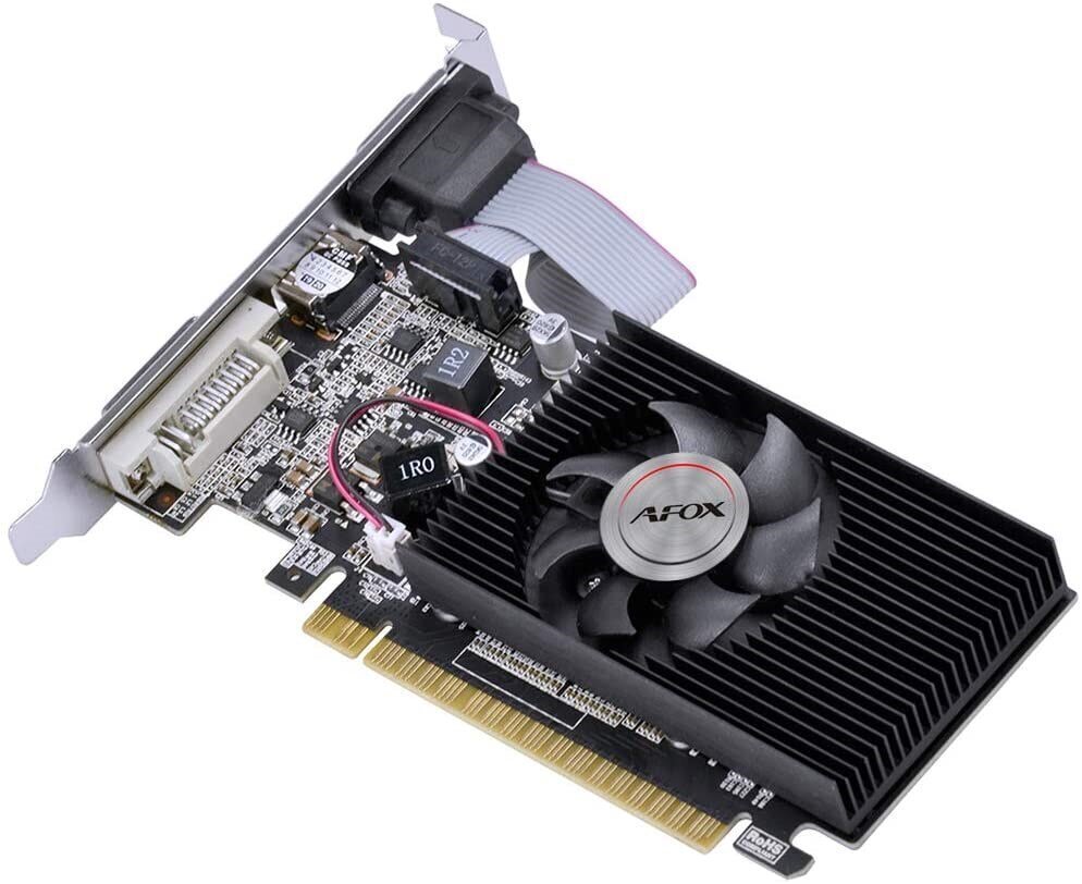 Видеокарта AFOX Geforce GT210 512MB DDR3 DVI HDMI VGA LP AF210-512D3L3-V2  цена | 220.lv