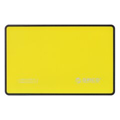 ORICO 2,5 collu HDD/SSD KORBOMS, USB-A 3.1, dzeltens cena un informācija | Cieto disku somas un apvalki | 220.lv