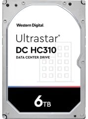 Western Digital Ultrastar 7K6 3,5 collu 6000 GB Serial ATA III цена и информация | Внутренние жёсткие диски (HDD, SSD, Hybrid) | 220.lv