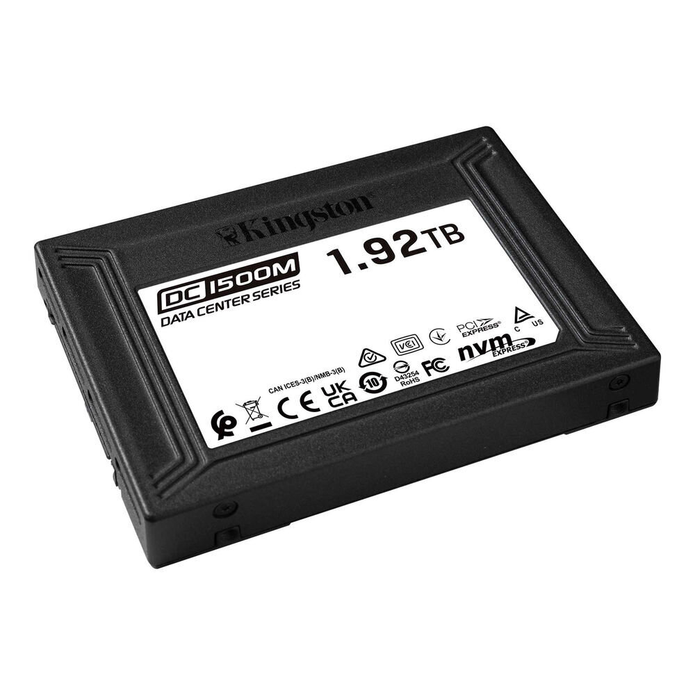 Kingston Technology DC1500M U.2 Enterprise SSD 1920 GB PCI Express 3.0 3D TLC NVMe cena un informācija | Iekšējie cietie diski (HDD, SSD, Hybrid) | 220.lv