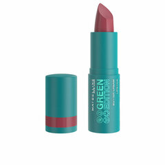 Mitrinoša lūpu krāsa Maybelline Green Edition 010-lagoon (10 g) cena un informācija | Lūpu krāsas, balzāmi, spīdumi, vazelīns | 220.lv