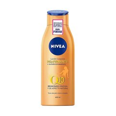 Ķermeņa losjons Nivea Losjons/aerosols/pieniņš ar pašiedeguma efektu Q10+ (400 ml) cena un informācija | Paštonējošie līdzekļi | 220.lv