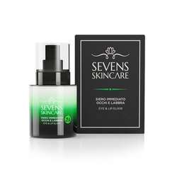 Serums Sevens Skincare Immediate Eye & Lip Serum, 30 ml cena un informācija | Serumi sejai, eļļas | 220.lv