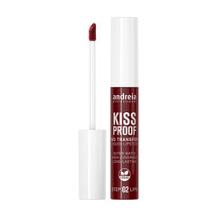 Lūpu Krāsas Andreia Kiss Proof Nº 1 Burgundy, 8 ml cena un informācija | Lūpu krāsas, balzāmi, spīdumi, vazelīns | 220.lv