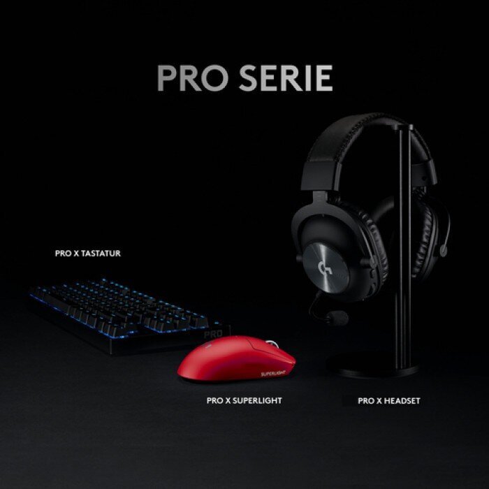 Logitech pele G Pro X Superlight, sarkana цена и информация | Peles | 220.lv