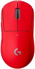 Logitech G Pro X Superlight, Red цена и информация | Мыши | 220.lv