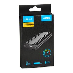 iBox HD-07 M.2 NVMe SSD korpuss цена и информация | Чехлы для жёстких дисков | 220.lv