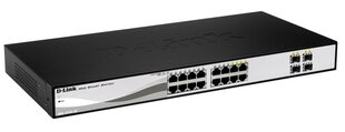 D-Link DGS-1210-16 tīkla slēdzis Pārvaldīts L2 Melns, pelēks cena un informācija | Komutatori (Switch) | 220.lv