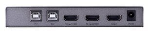 UNITEK KVM SLĒDZIS 2 IN, 1 OUT, 4K HDMI 2.0 + USB cena un informācija | Komutatori (Switch) | 220.lv