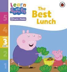 Learn with Peppa Phonics Level 3 Book 7 - The Best Lunch (Phonics Reader) cena un informācija | Grāmatas pusaudžiem un jauniešiem | 220.lv