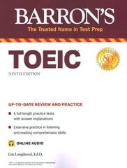 TOEIC (with online audio) Ninth Edition цена и информация | Энциклопедии, справочники | 220.lv