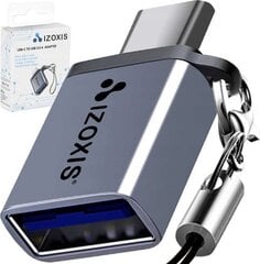 Adapteris Izoxis USB 3.0/USB Type-C цена и информация | Адаптеры и USB разветвители | 220.lv