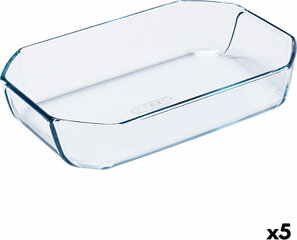 Форма для выпечки Pyrex Inspiration Прямоугольный 30 x 20 x 6,45 cm Прозрачный Cтекло (5 штук) цена и информация | Формы, посуда для выпечки | 220.lv