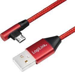 LogiLink CU0149, USB 2.0 - micro-USB, 0,3 м цена и информация | Кабели для телефонов | 220.lv