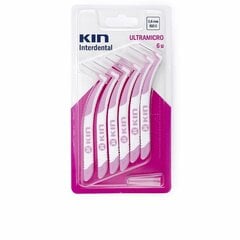 Zobu birste Interdental Kin Ultramicro 6 gb. 0,6 mm cena un informācija | Zobu pastas, birstes | 220.lv