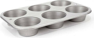 Форма для флана Quttin 6 штук Углеродистая сталь 26,5 x 18 x 3 cm цена и информация | Формы, посуда для выпечки | 220.lv