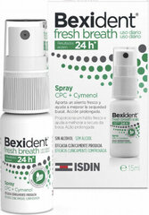 Защита ротовой полости Isdin Bexident Spray Свежее дыхание (15 ml) цена и информация | Зубные щетки, пасты | 220.lv