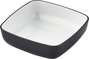 Блюдо Белый/Черный меламин 7,5 x 7,5 x 2,5 cm Квадратный цена и информация | Посуда, тарелки, обеденные сервизы | 220.lv