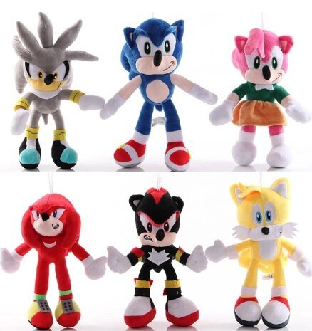 Sonic the Hedgehog mīkstā rotaļlieta, Sonic Exe, 30 cm cena un informācija | Mīkstās (plīša) rotaļlietas | 220.lv