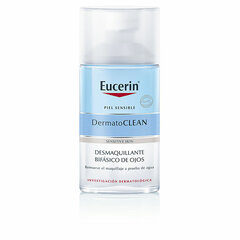 Средство для снятия макияжа с глаз Eucerin DermatoClean, 125 мл цена и информация | Средства для очищения лица | 220.lv