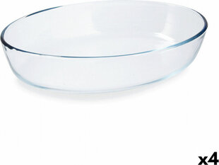 Форма для выпечки Pyrex Classic овальная 30 x 21 x 7 cm Прозрачный Cтекло (4 штук) цена и информация | Формы, посуда для выпечки | 220.lv