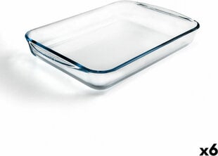 Форма для выпечки Pyrex Classic Прямоугольный Прозрачный Cтекло 40 x 27 x 6 cm (6 штук) цена и информация | Формы, посуда для выпечки | 220.lv