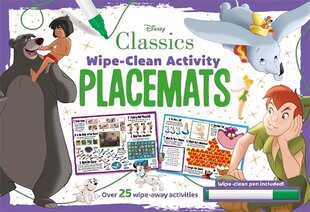 Disney Classics: Wipe-Clean Activity Placemats cena un informācija | Grāmatas mazuļiem | 220.lv