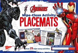 Marvel Avengers: Wipe-clean Activity Placemats cena un informācija | Grāmatas mazuļiem | 220.lv