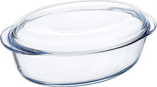 Pyrex Krāsns Trauks Pyrex Classic Ar vāku 33 x 20 x 10 cm Caurspīdīgs Stikls (3 gb.) cena un informācija | Trauki, šķīvji, pusdienu servīzes | 220.lv