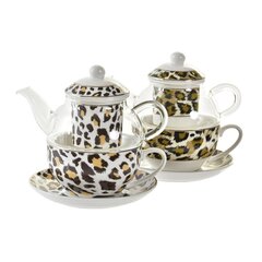 Чайник DKD Home Decor, леопардовый, 2 шт. цена и информация | Чайники, кофейники | 220.lv