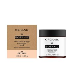 Sejas maska Organic & Botanic Mandarin Orange (60 ml) cena un informācija | Sejas maskas, acu maskas | 220.lv