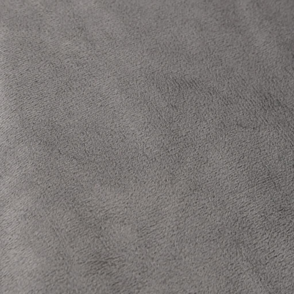 vidaXL smaguma sega ar pārvalku, pelēka, 200x200 cm, 9 kg, audums cena un informācija | Segas | 220.lv